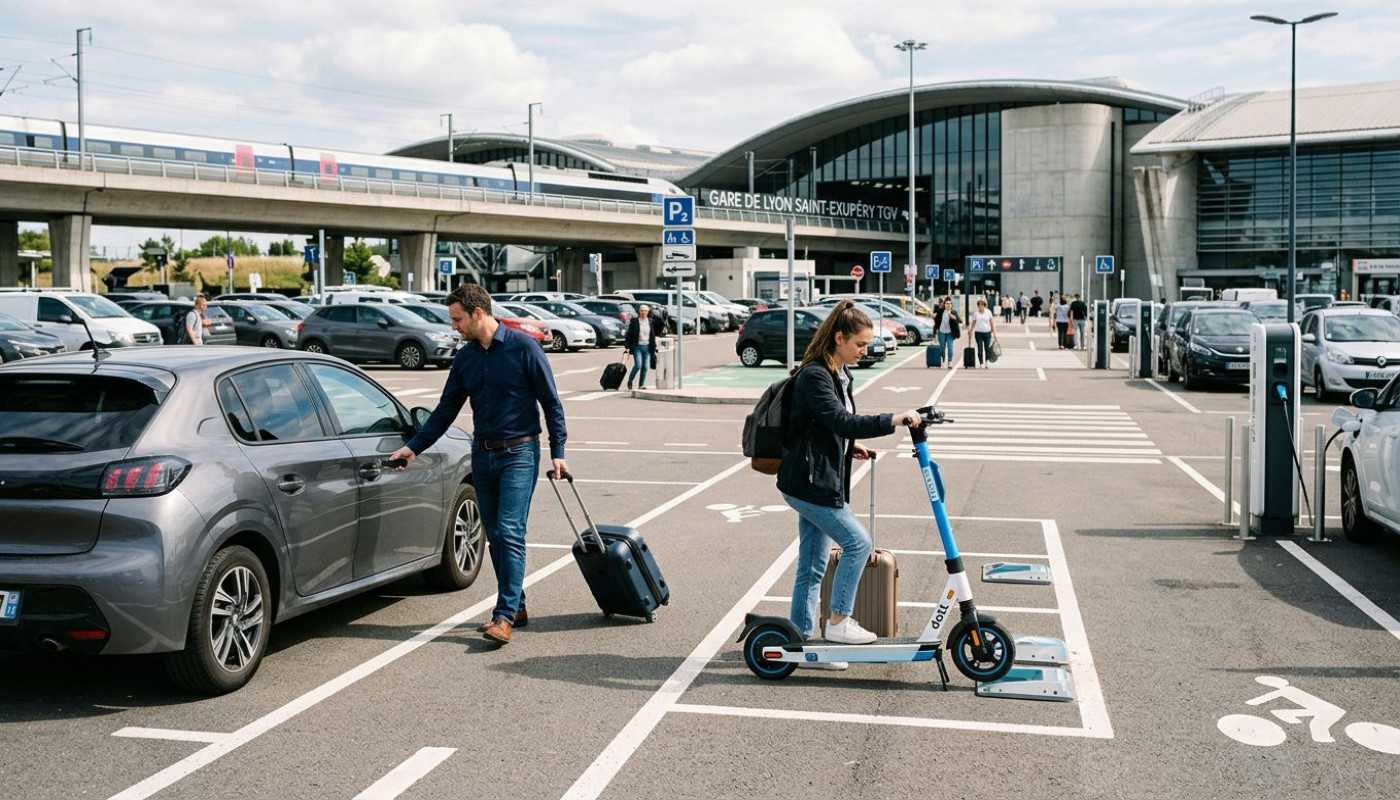 Parking aéroport lyon saint ex : miroir des nouveaux modes de mobilité